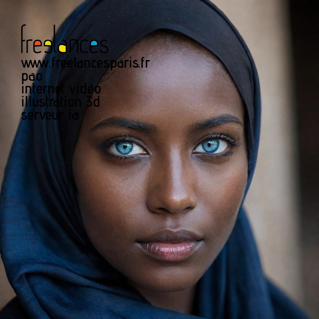 Pao mise en page internet vidéo illustration 3d serveur IA générative AI freelance paris studio de création magazines 738t4i00